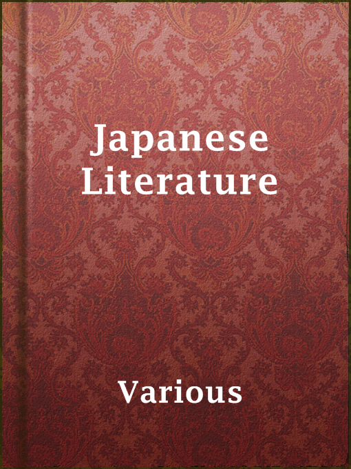 Title details for Japanese Literature by Various - Wait list